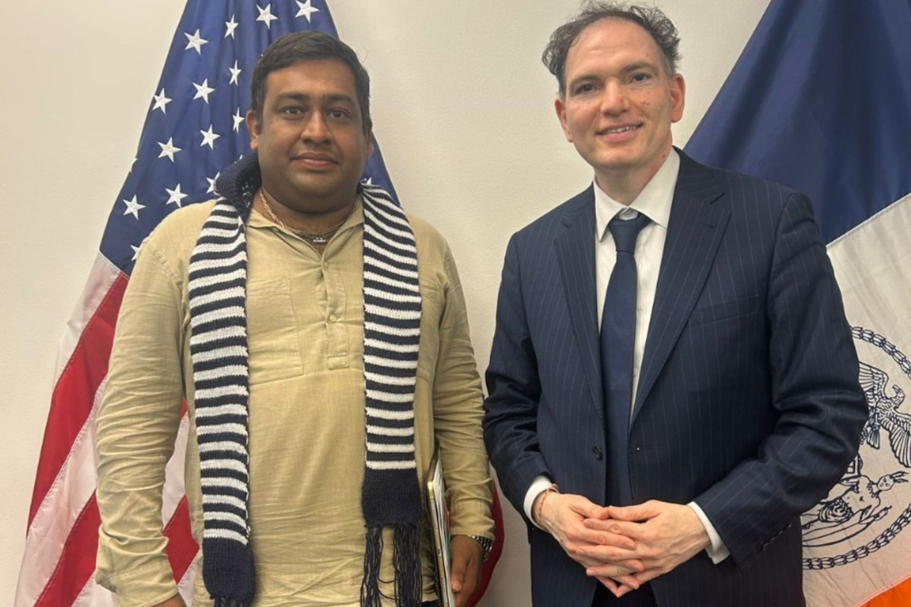 Mr. Manan Sanghai visited the UN (in New York) and collaborated with the Mayor’s Office for International Affairs